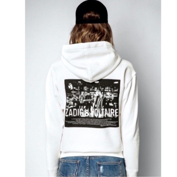 Zadig & Voltaire Spencer Photoprint Sweatshirt. - Picture 1 of 9